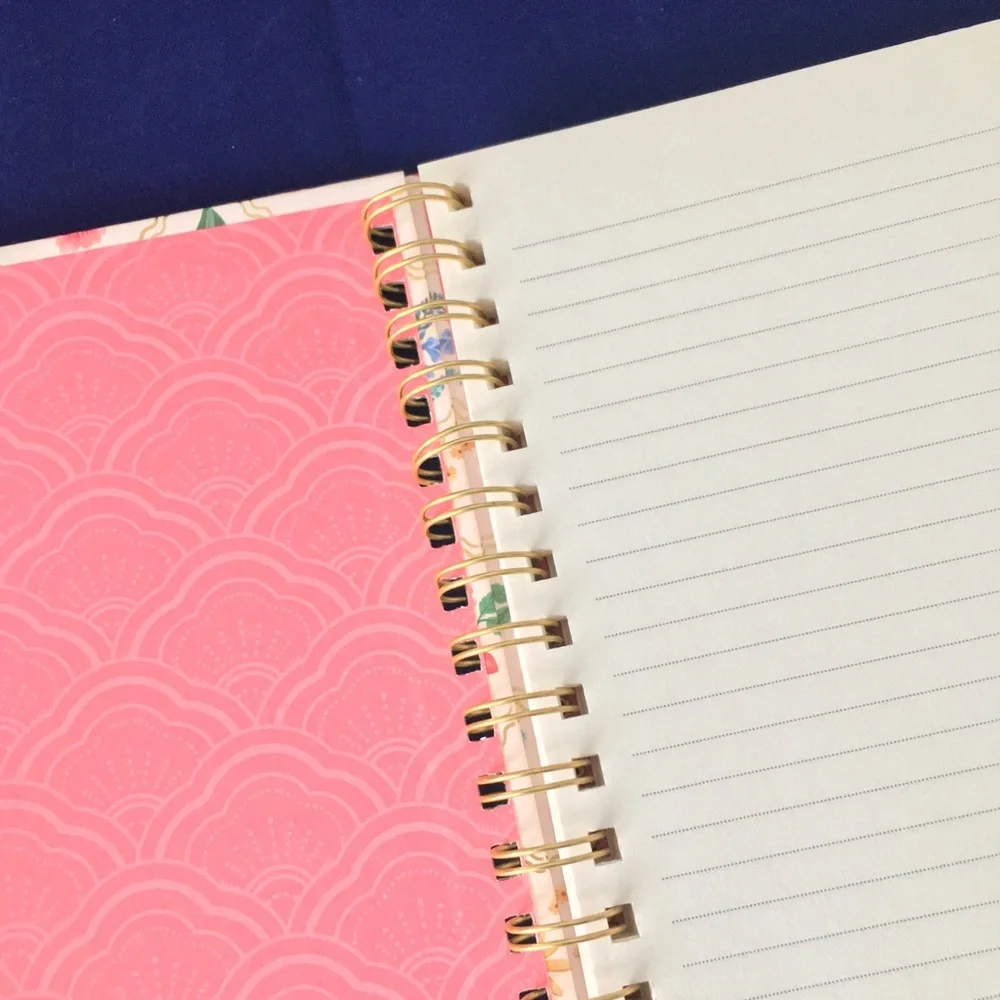 Clementine Spiral Notebook ~ Floral Notebook